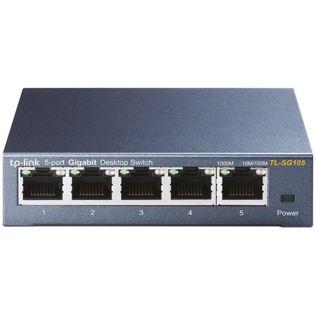 TP-LINK 5 Port Desktop Gigabit Switch, TLSG105 TL-SG105